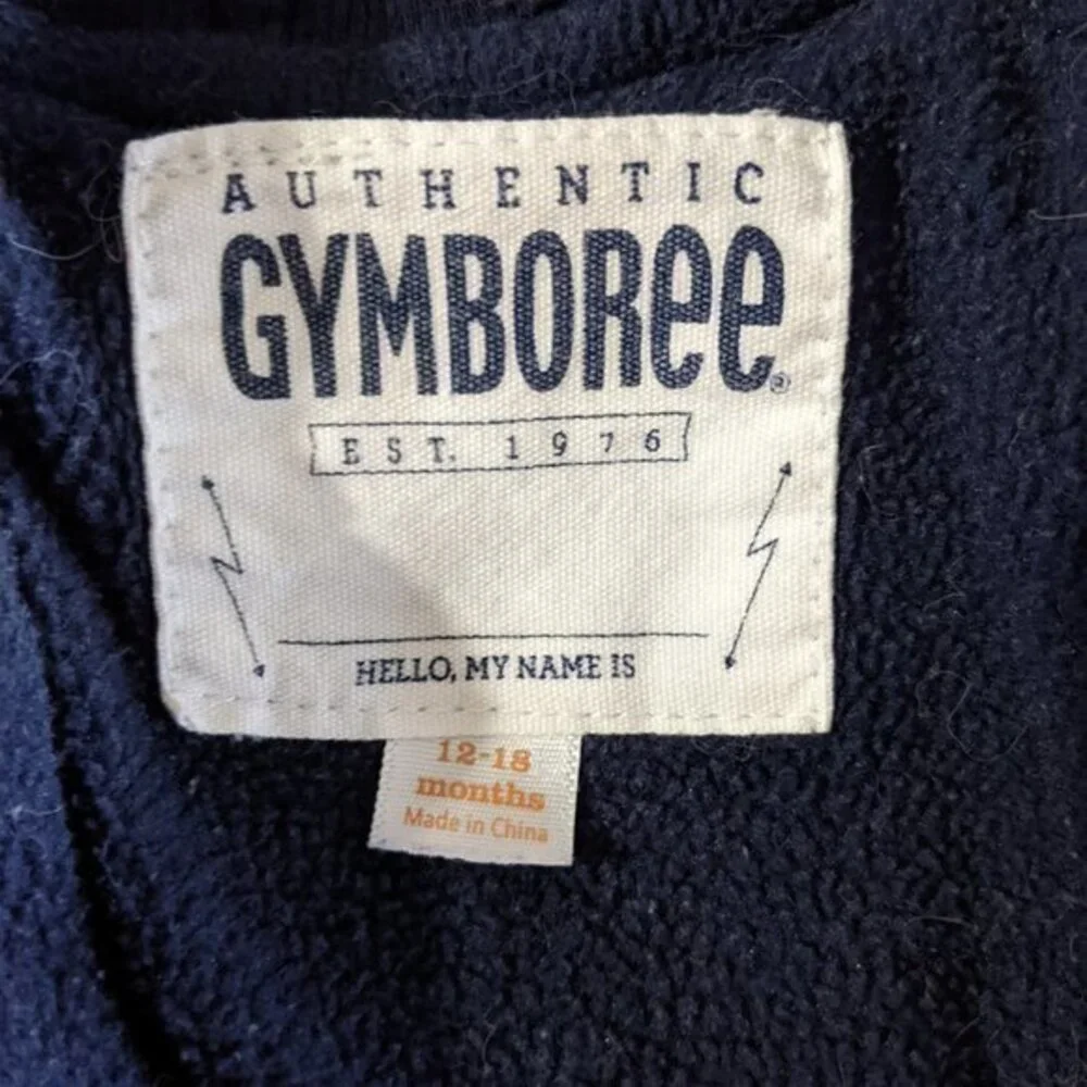 Boys Gymboree sz 12-18 months fleece lined‎ jacket coat